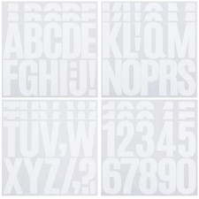 3 Inch Letter Stickers Self Adhesive Alphabet Number Sticker for Mailbox, House