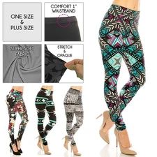 Womens Buttery Ultra Soft Premium Leggings (Patterned and Solid) *FREE SHIPPING*