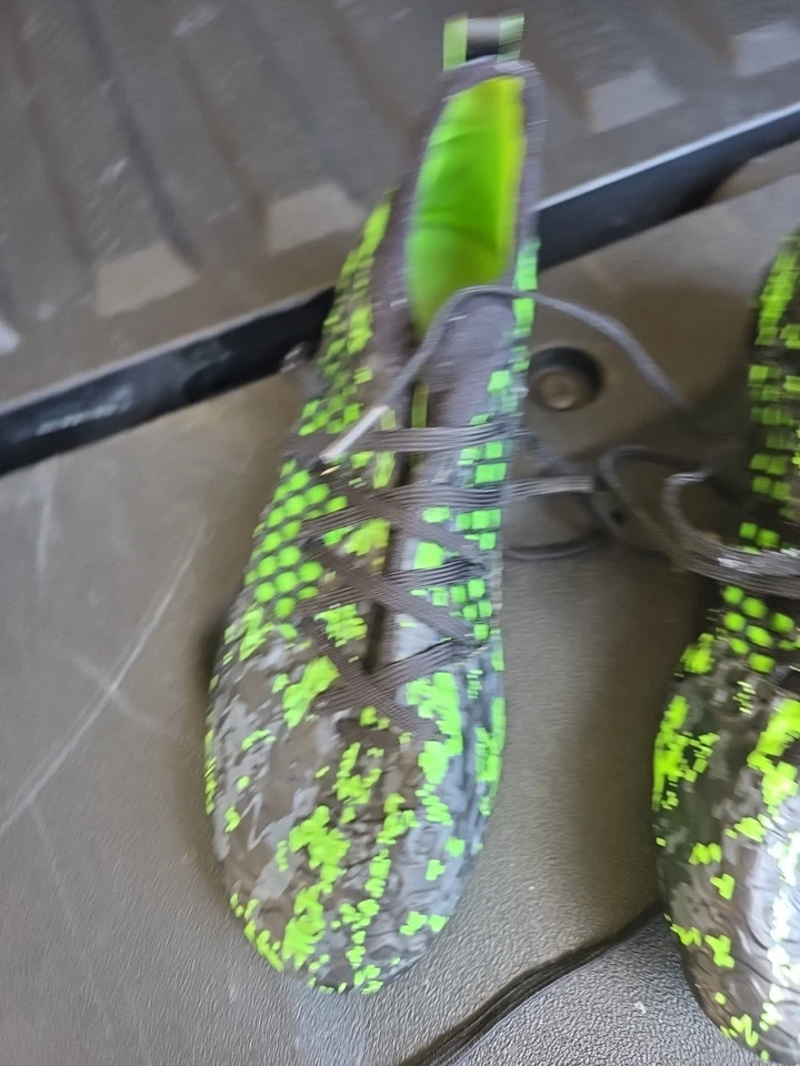 Puma Future 19.3 Netfit  Soccer Cleats Black/Green Men’s 8.5 - Image 2 of 4