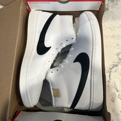 NIB MENS Nike COURT ROYALE 2 MID Basketball Sneakers White Black Onyx Size 12