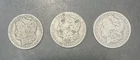 Lot of (3) Morgan U.S. Silver Dollar Coins 1887-O 1888-O 1890-O Loc#A9B