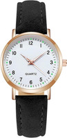 Damenuhr Leder, Damen Analog Quarz Uhr Mit Leder Armband, Uhren Damen Einfache
