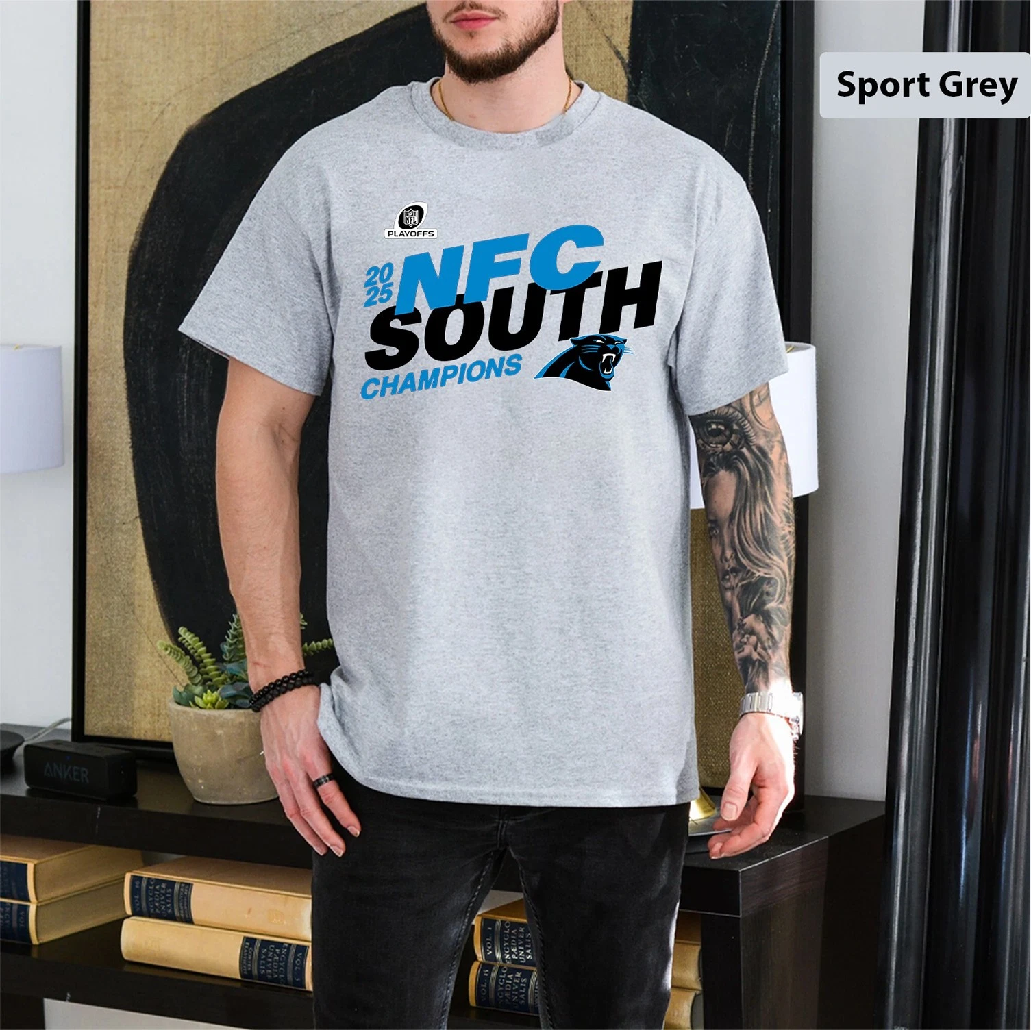 NFC South Division Champions Carolina Panthers T-Shirt