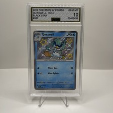 2024 Pokemon Quaxwell Scarlet & Violet Promo Card Holo GEM-MT 10