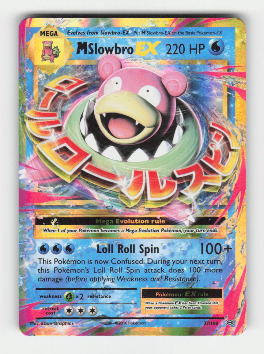 M Slowbro EX XY - Evolutions (EVO) 27/108 Holofoil Ultra Rare NM EN