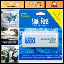 Universal Toll Transponder - Prepaid Electronic Pass for Florida & 21 States