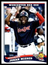 2021 Johan Mieses Choice Minor League Rookie Card Worcester Woo Red Sox #31