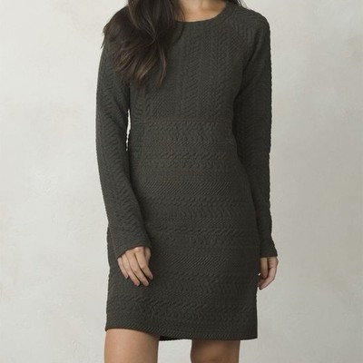 NWT prAna Women s Mace Dress size M Dark Olive Heather W3MACE316