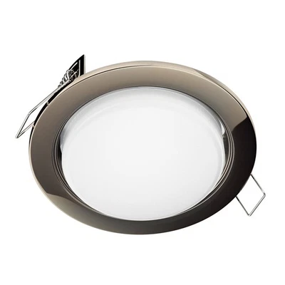 Foco empotrable LED Zobe plano GX53 cromo-negro redondo 4,05W 372lm blanco - Imagen 1 de 4