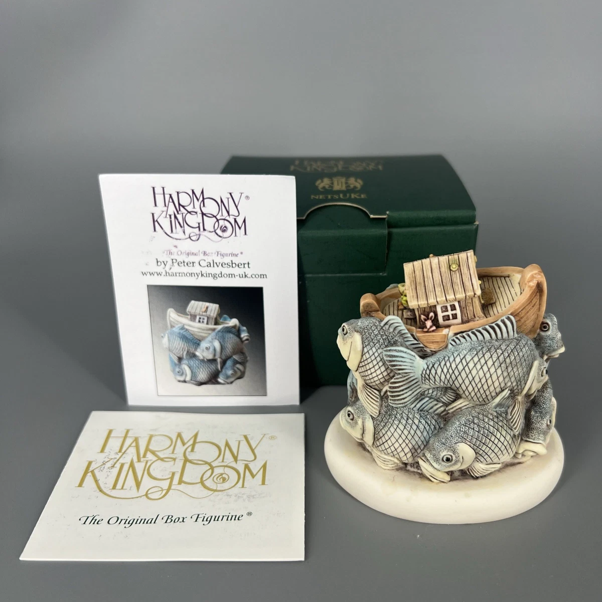 ペンギンHARMONY KINGDOM❤︎1995年イギリス作家PCの最高傑作品 【公式