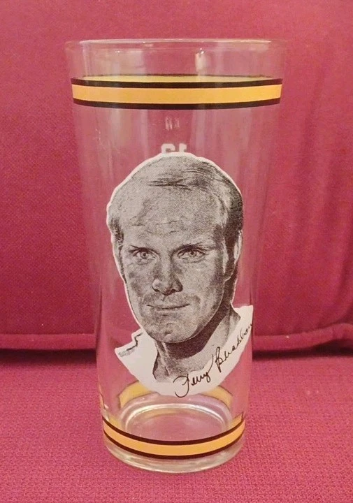 Pittsburgh Steelers 4 Glass Lot 1976 MSA Bradshaw Blount Mansfield Vintage - Image 2 of 4