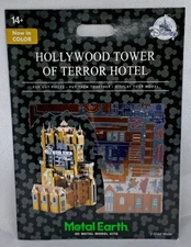 Disney Parks Hollywood Tower of Terror Hotel Metal Earth 3D Model Kits