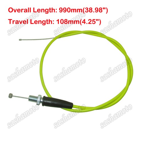 Gold Gas Throttle Cable For Thumpstar SSR Piranha Apollo Orion BSE Pit Dirt Bike - Picture 2 of 6