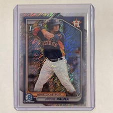 2024 Bowman Chrome Prospects #BCP-166 Miguel Palma 1st Shimmer Houston Astros