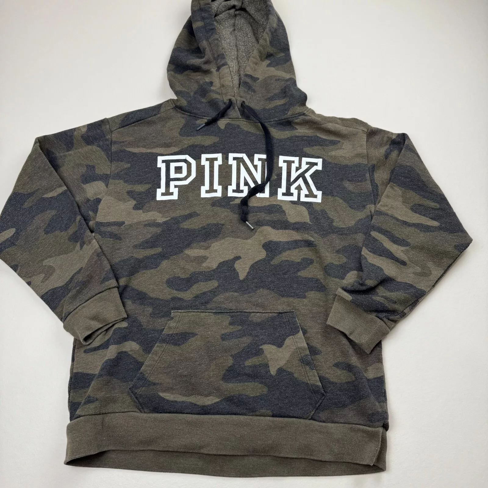 victoria-secret-vs camouflage camo aop kangaroo pockets hoodie