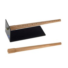 Wood Ring Stick Mandrel Set Stepped  Plain W/ Base Size 4-13 Jewelry Gauge Tool