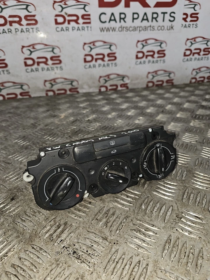 VW CADDY MK3 HEATER CLIMATE CONTROL PANEL (NON AC TYPE) 1K0819047BM (2004 - 2010 - Image 3 of 4