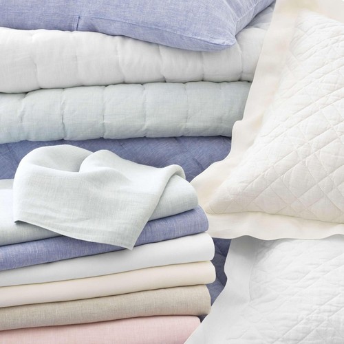 Washed Linen Full/Queen Ivory Quilt Solid Ivory Pattern Cozy & Stylish Bedding - Picture 21 of 21