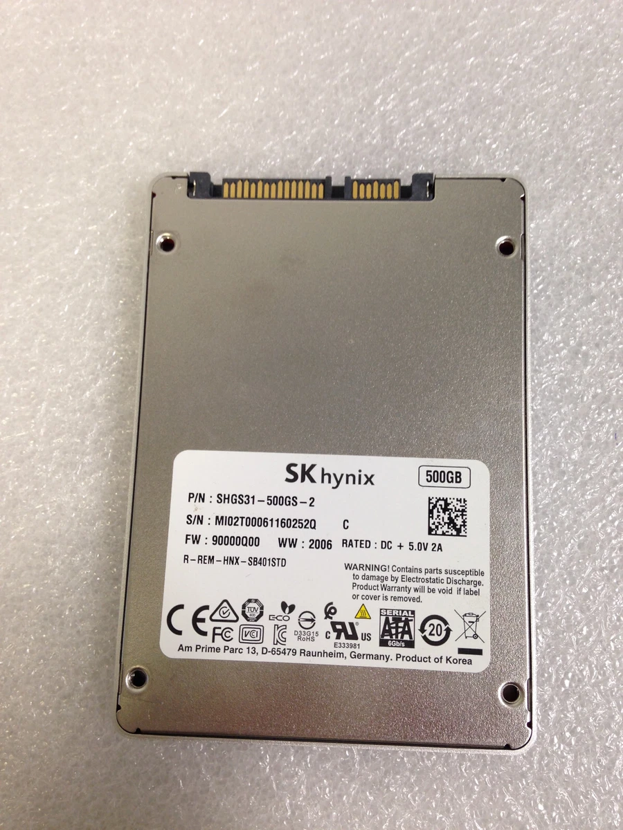 SK hynix Gold (SHGS31-500GS) P/N SHGS31 SATA 500GB SSD 2.5