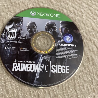 Tom Clancy's Rainbow Six Siege - Xbox One- Disc Only | eBay