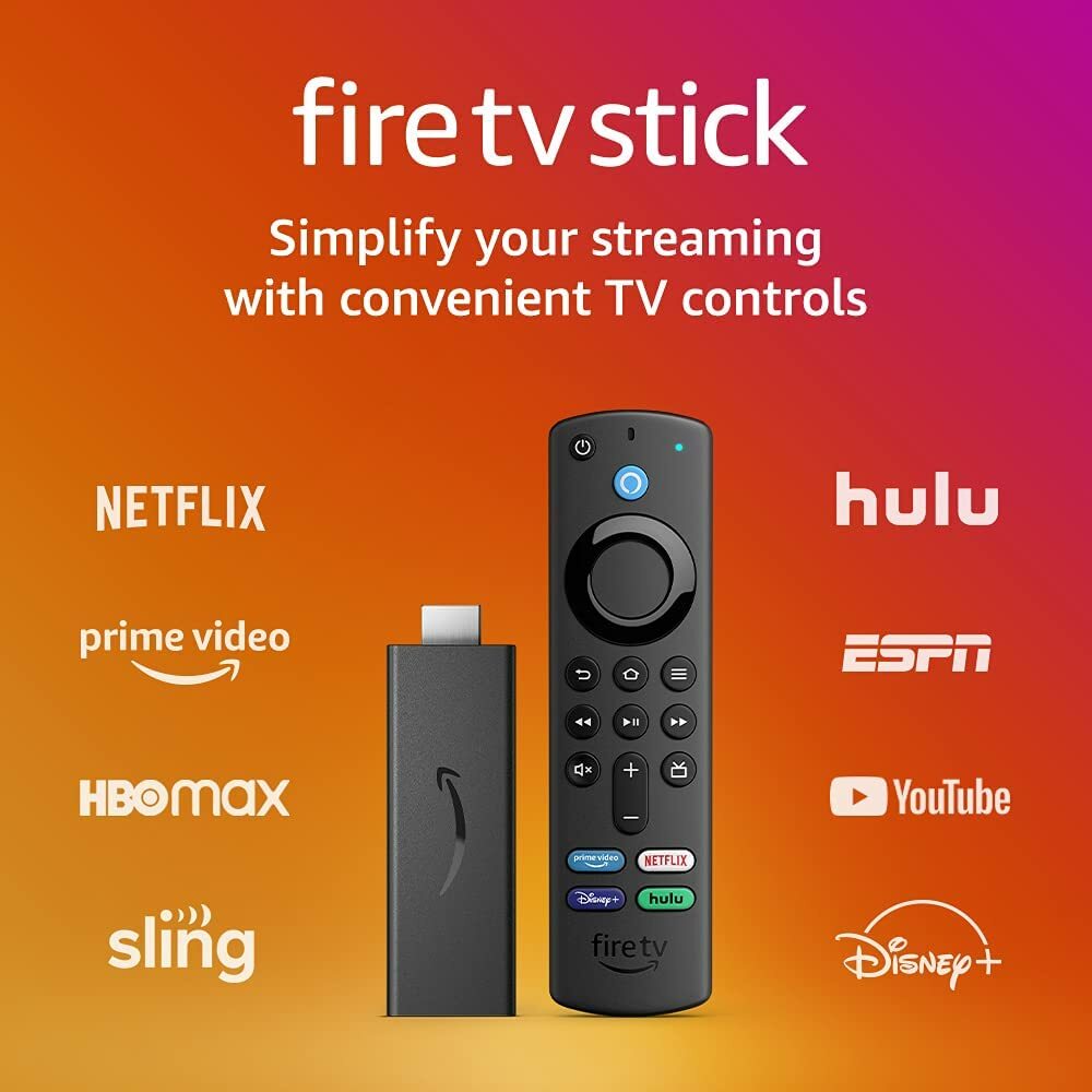 Fire TV Stick (3rd Gen) with Alexa Voice Remote 3rd Gen TV