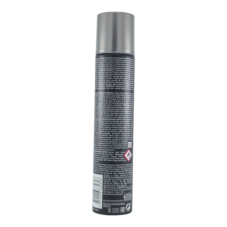 Sebastian SEB MAN The Fixer High Hold Haarspray 200 ml - Bild 3 von 3