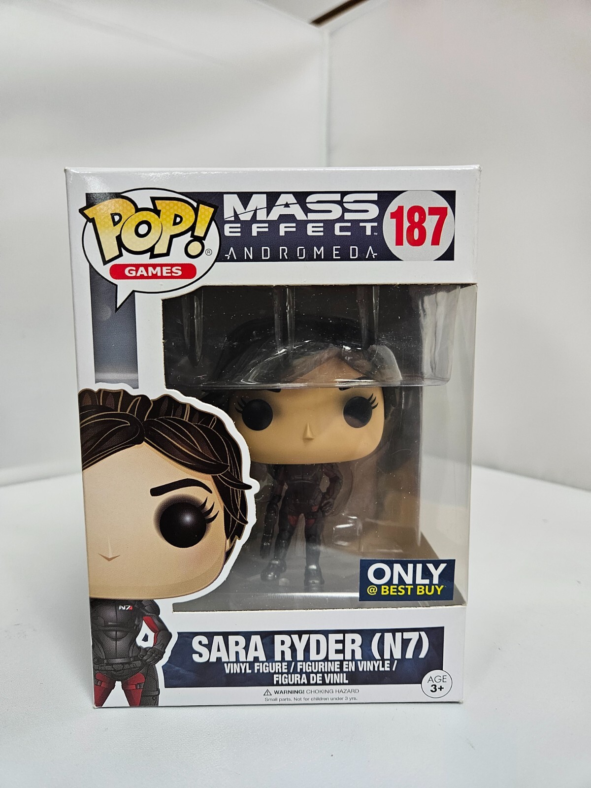 Funko Pop! Mass Effect Andromeda Sara Ryder N7 Best Buy Exclusive Vinyl 187
