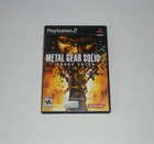 Metal Gear Solid 3 Snake Eater (2004) Sony PlayStation 2 PS2 Complete Manual CIB