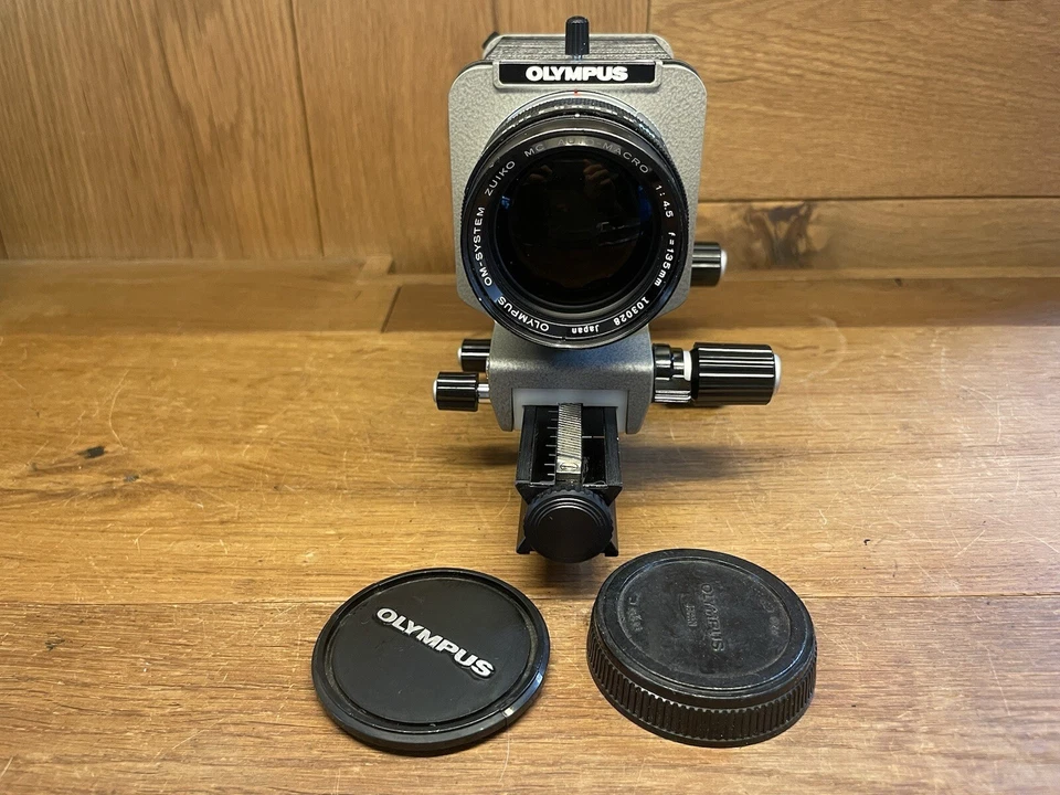 *Almost Mint* Olympus Zuiko MC Auto Macro 135mm F/4.5 Lens w/ Auto Bellows / JPN - Image 2 of 4