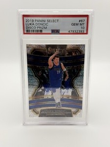 2019 Panini Select Luka Doncic Concourse Disco Prizm #67 PSA 10 GEM MINT