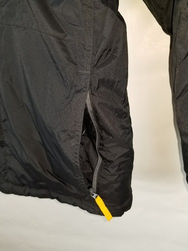 Youth Columbia Sport Wear Winter Jacket Size 18/20 Black Gray Yellow Super Warm - 第 7/9 張圖片