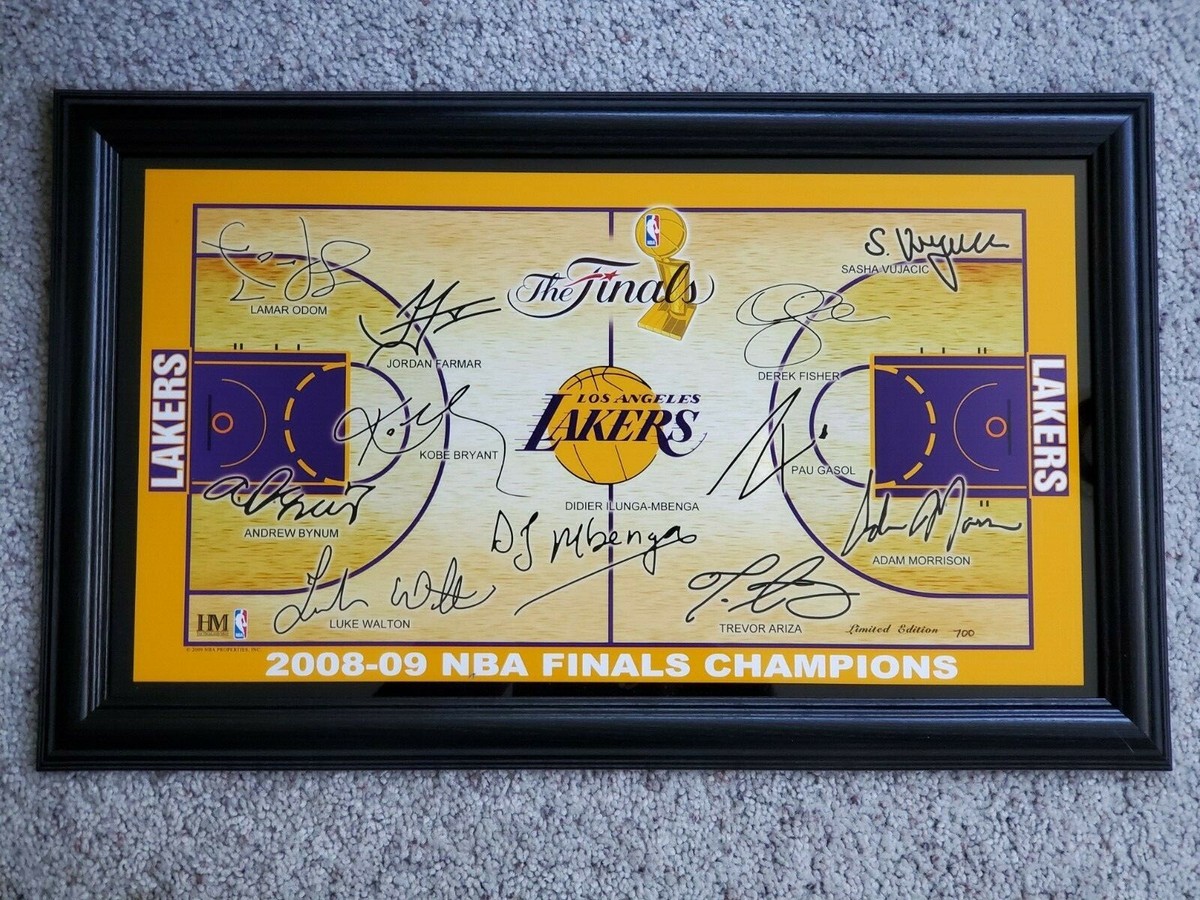 LA Lakers 2009 NBA Champs Limited Edition Highland Mint #2009