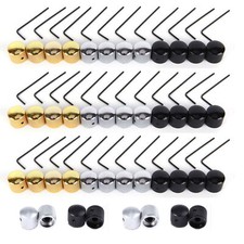 4/8/12Pcs Metal Dome Knobs - Chrome Knurled Knobs - Guitar Volume Control Knobs