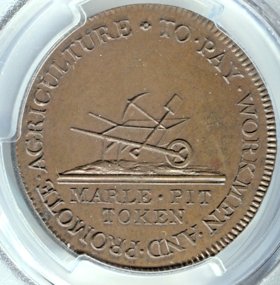 1797 GB Conder Halfpenny - NORFOLK WROXHAM - D & H 1 - PCGS MS 64 - EC 8005 - Image 4 of 4