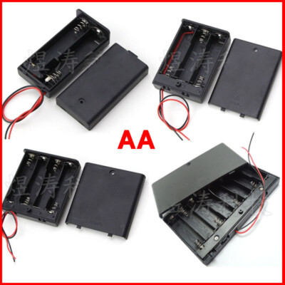 AA Batterie Halter Battery Box Case Batteriehalter für 1 2 3 4 6 8 10 Mignon