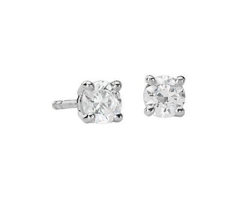 Set Bijoux Paparazzi Diamond Debonair - Collier Et Boucles D'oreilles Blanc - Neuf étiqueté