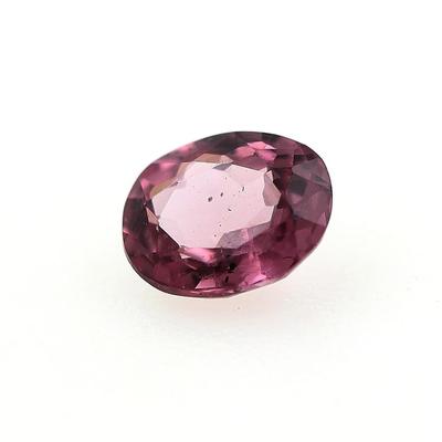 Grenat Malaya 0.85 Carats VS1 De Tanzanie - Ovale, Non Chauffé, Certificat Inclus