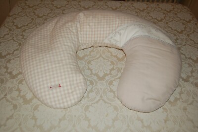 Tuc Tuc - Breastfeeding pillow, beige squares, used 