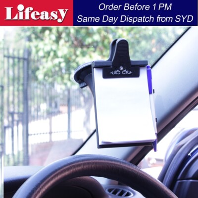 Car Windshield Suction Cup Memo Pad Notepad Clipboard Car Truck