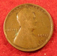 1910 (P) Philadelphia Lincoln Wheat Cent/Penny - AG About Good