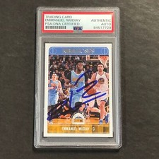 2017-18 Panini NBA Hoops #143 Emmanuel Mudiay Signed Card AUTO PSA Slabbed Nugge