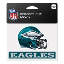 Philadelphia Eagles Wincraft NFL Perfect Cut Helmet Decal FREE SHIP 