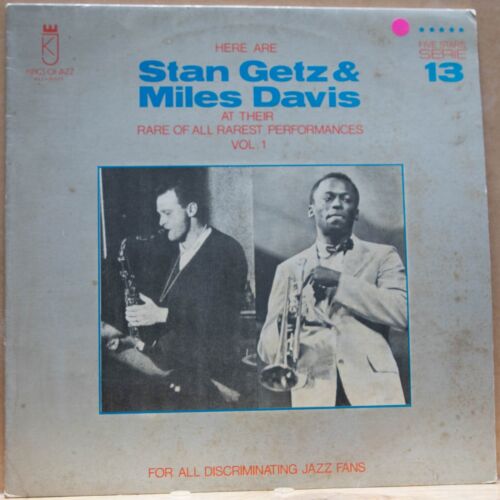 STAN GETZ & MILES DAVIS - RAREST PERFORMANCES V 1 - Vinyl LP - 1981 - VG (2083)