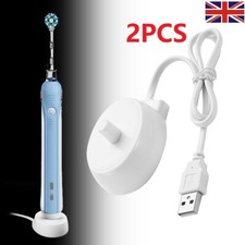 2x For Braun Oral B Electric Toothbrush Charger Toothbrush Charging Travel