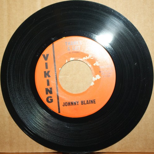 JOHNNY BLAINE, Special On Your Heart / Thanks A Lot - Rockabilly 45 VIKING 1019 - Bild 3 von 3