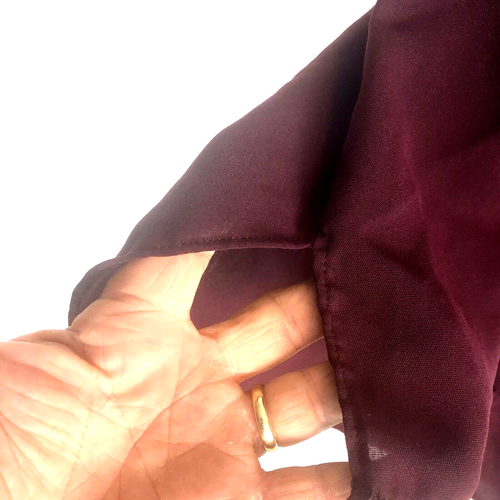 Women's She & Sky Burgundy Boat Neck Short Sleeve W Sequins Blouse Plus Size 2XL - Picture 5 of 9