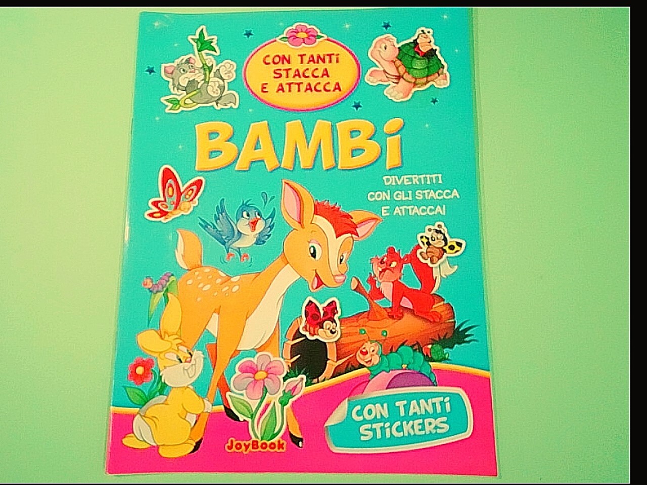 BAMBI CON TANTI STICKERS JOYBOOK