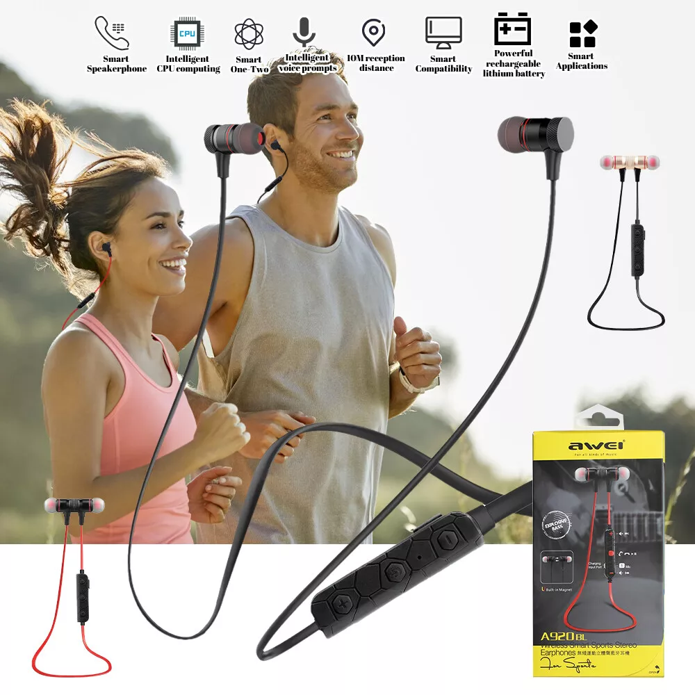 Audifonos Inalambricos Auriculares Bluetooth Deportivos de IPhone