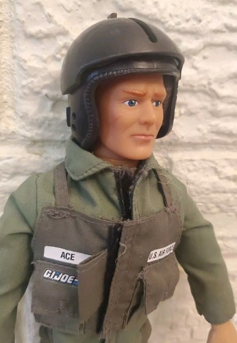 GI Joe ACE Action Figure Doll 12” Air U.S. Force Ace 1992 w/Helmet Sliding Visor - Picture 2 of 7