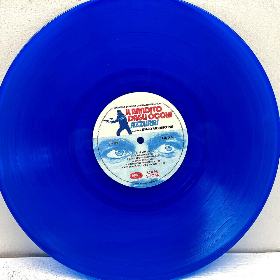 Ennio Morricone Il Bandito Dagli Occhi Azzurri RSD 2021 Blue Vinyl Records - Image 2 of 4